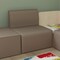 Flash Furniture Bright Beginnings Commercial Grade Modular Classroom Soft Seating, Armless 1-Seater Sofa, Neutral Vinyl MK-KE15693-GG - alternate 10
